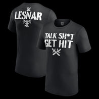 Men's Black Brock Lesnar Talk Sh*t Get Hit T-Shirt - DASH RACEGEAR image 1
