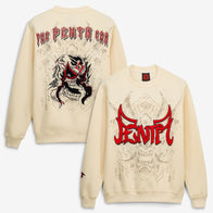 Men's Cream Penta The Penta Era Sweatshirt - DASH RACEGEAR image 1