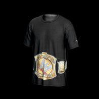 Youth ProSphere Black WWE Spinner Belt T-Shirt - DASH RACEGEAR image 2