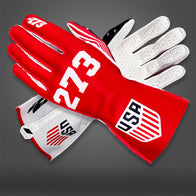 USA RED - Glove | DASH RACEGEAR