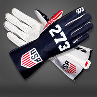 USA BLUE Navy - Glove | DASH RACEGEAR