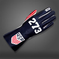 USA BLUE Navy - Glove | DASH RACEGEAR