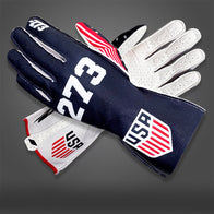 USA BLUE Navy - Glove | DASH RACEGEAR