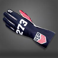 USA BLUE Navy - Glove | DASH RACEGEAR