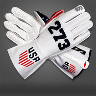USA WHITE - Glove | DASH RACEGEAR