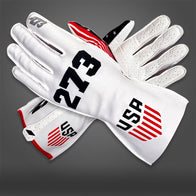 USA WHITE - Glove | DASH RACEGEAR