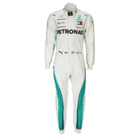 Sponsor logos on Valtteri Bottas 2018 Mercedes F1-inspired Singapore GP race suit