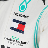 Petronas and Tommy Hilfiger logos on Bottas 2019 F1-inspired race suit - Dash Racegear