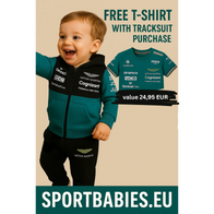 Aston Martin Racing F1 Limited Edition Baby Tracksuit 100% cotton - baby & toddler outfit image 1