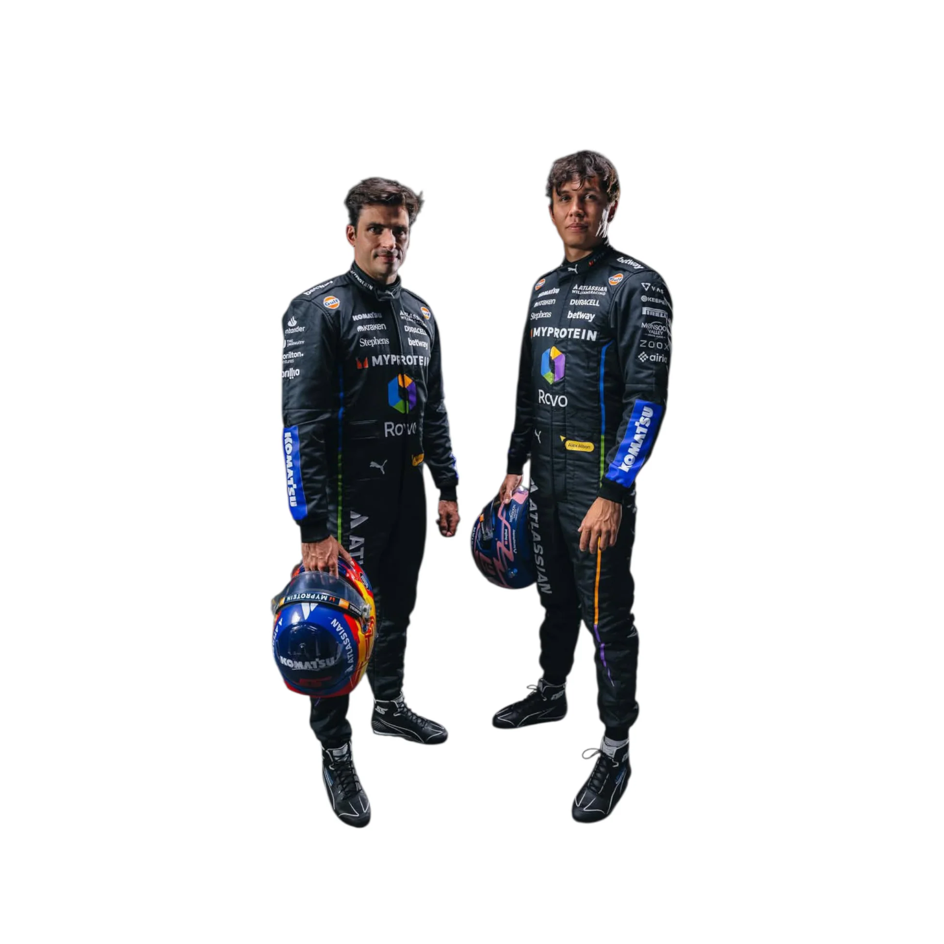 Carlos Sainz Williams F1 replica race suit for 2026 race-week fanwear