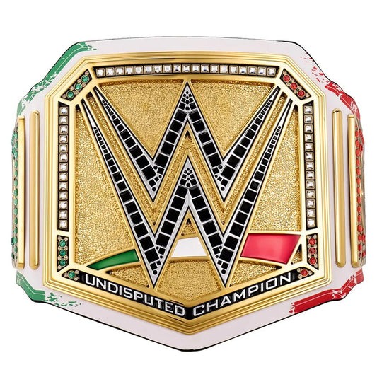 WWE Clash in Italy 2026 inspired championship title belt for collectors.