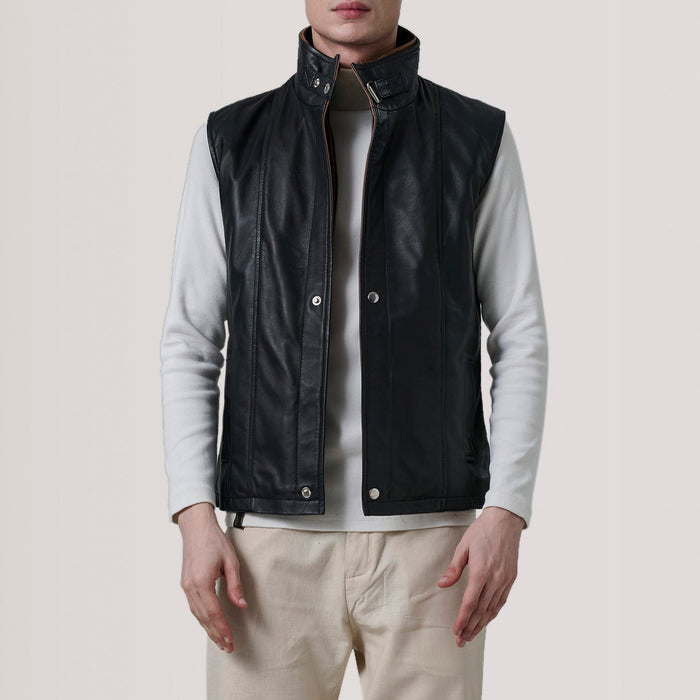 Men's Leather Vests
