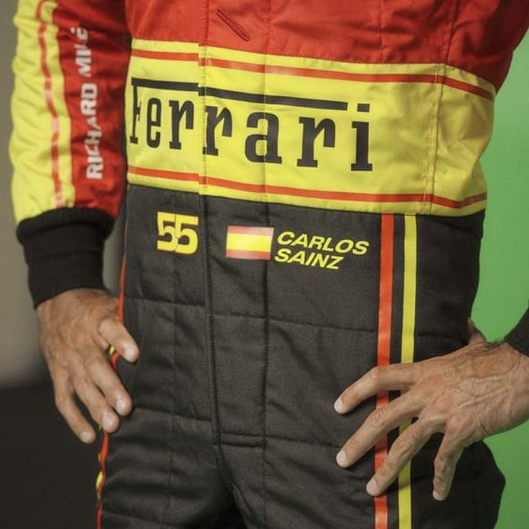 2023 Carlos Sainz Monza GP Ferrari F1 Race Replica Suit Dash Racegear product image 3