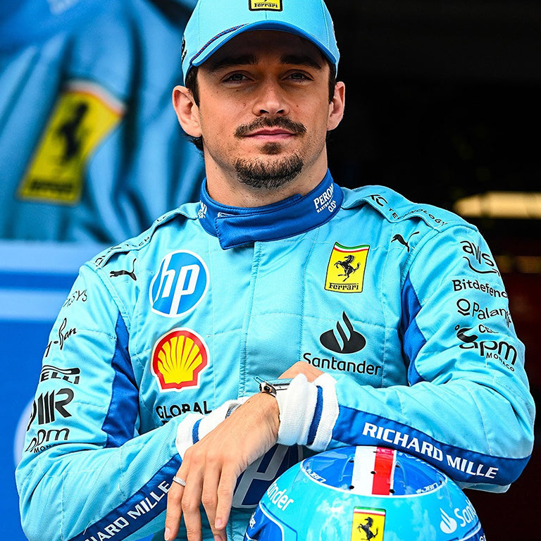 2024 Charles Leclerc Ferrari Miami GP F1 Replica Race Suit Dash Racegear product image 6