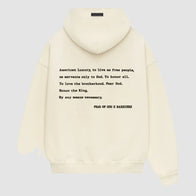 Barriers x Fear Of God American Luxury Hoodie Hoodie unisex detail view 2 | Dash Racegear — Barriers Collab Hoodie – Fear of God American Design