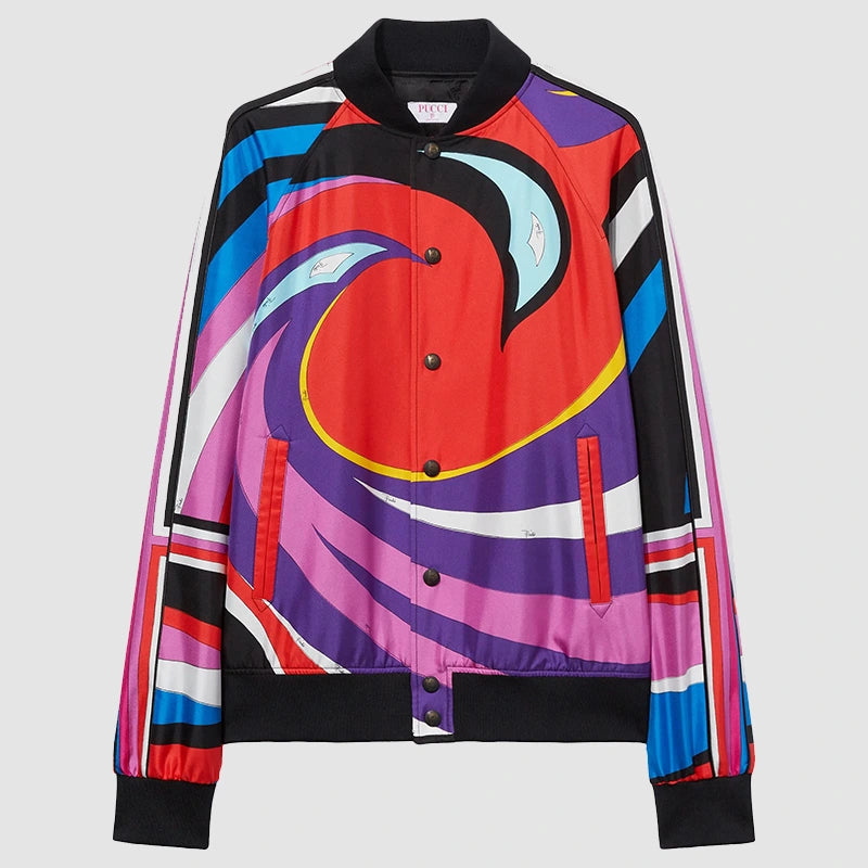 Will Smith Pretty Girls Jacket Jacket unisex front product view | Dash Racegear — Statement jacket worn by Will Smith featuring Pretty Girls text