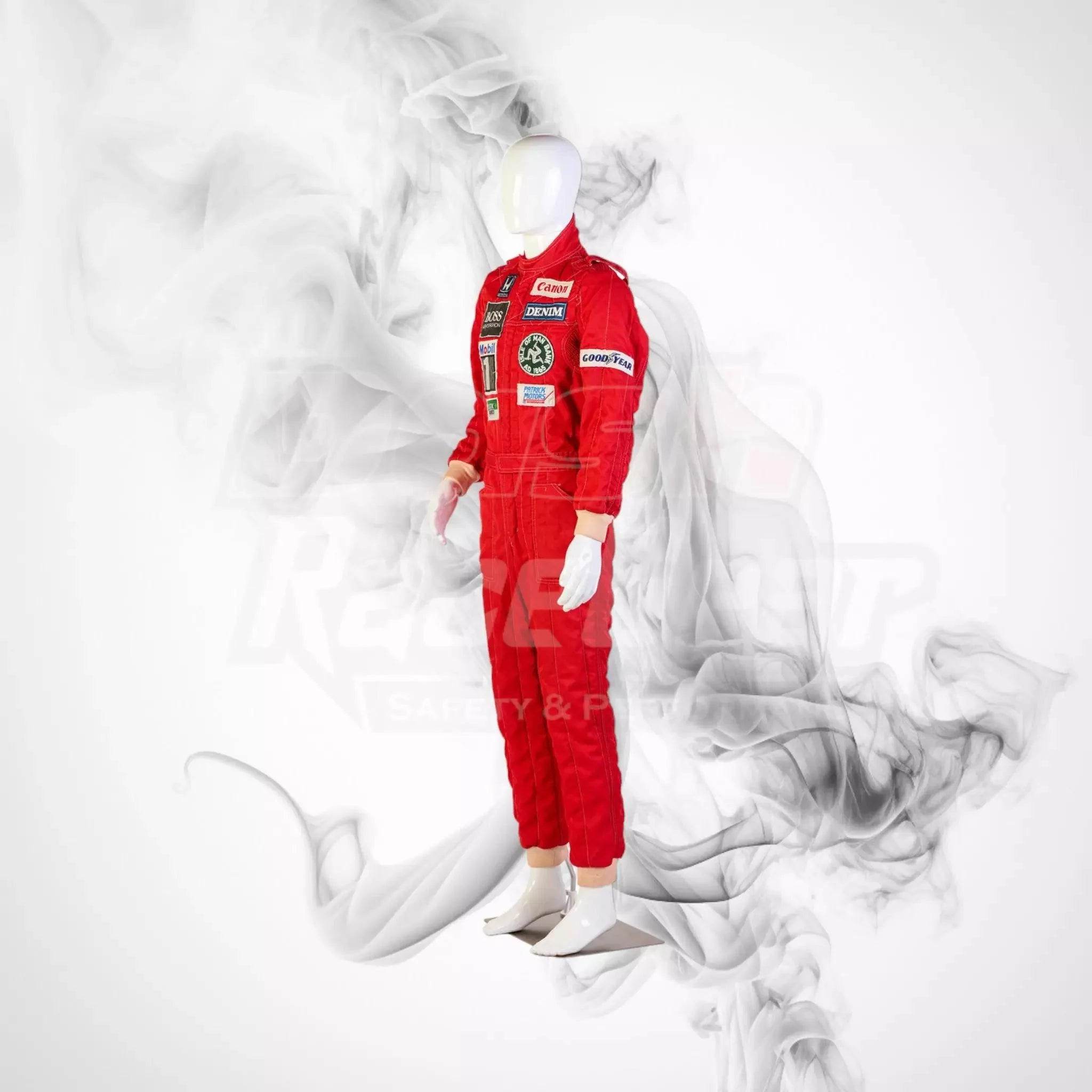 1985 Canon Williams Stand 21 Formula 1 NIGEL MANSELL’S Race Suit - Dash Racegear Store
