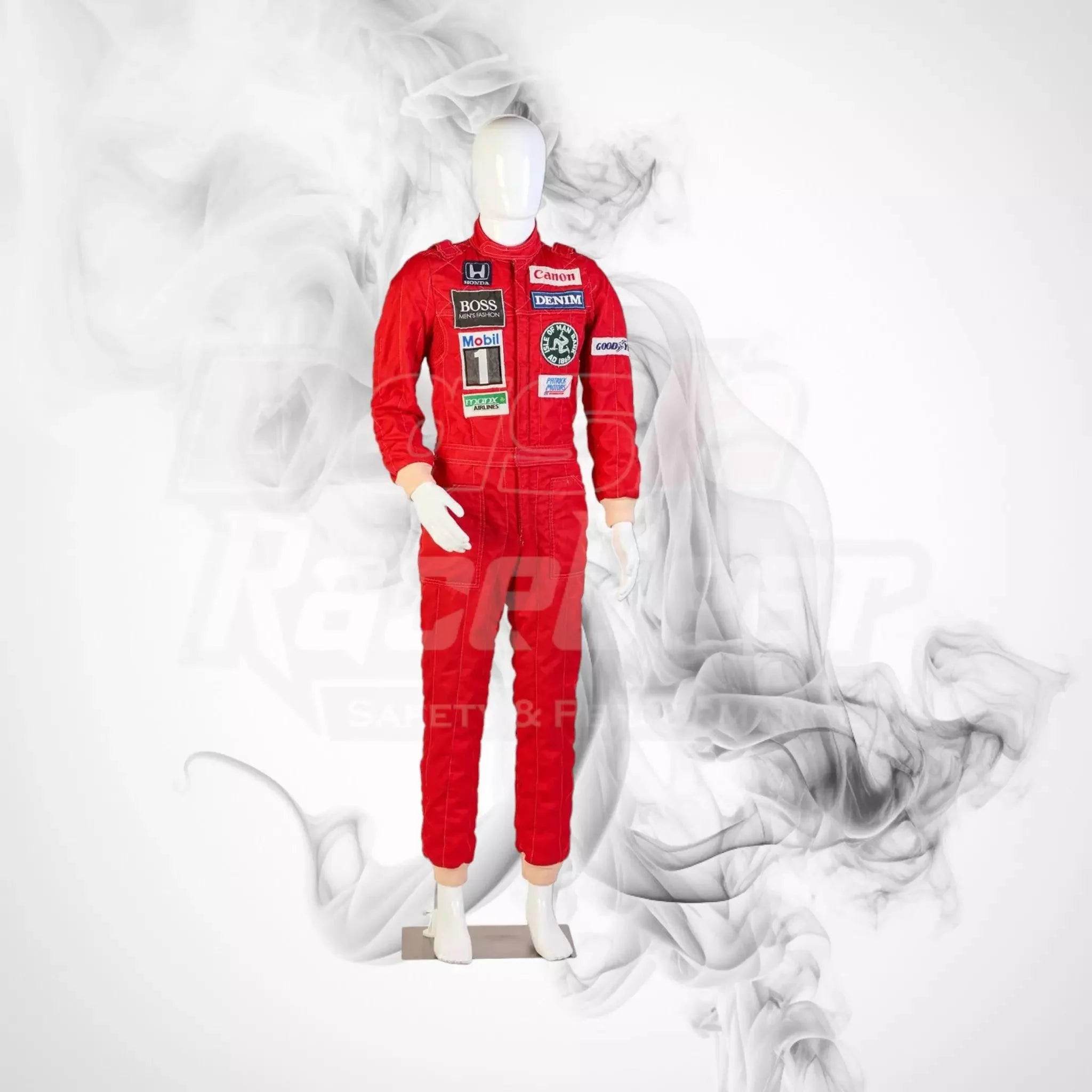 1985 Canon Williams Stand 21 Formula 1 NIGEL MANSELL’S Race Suit - Dash Racegear Store