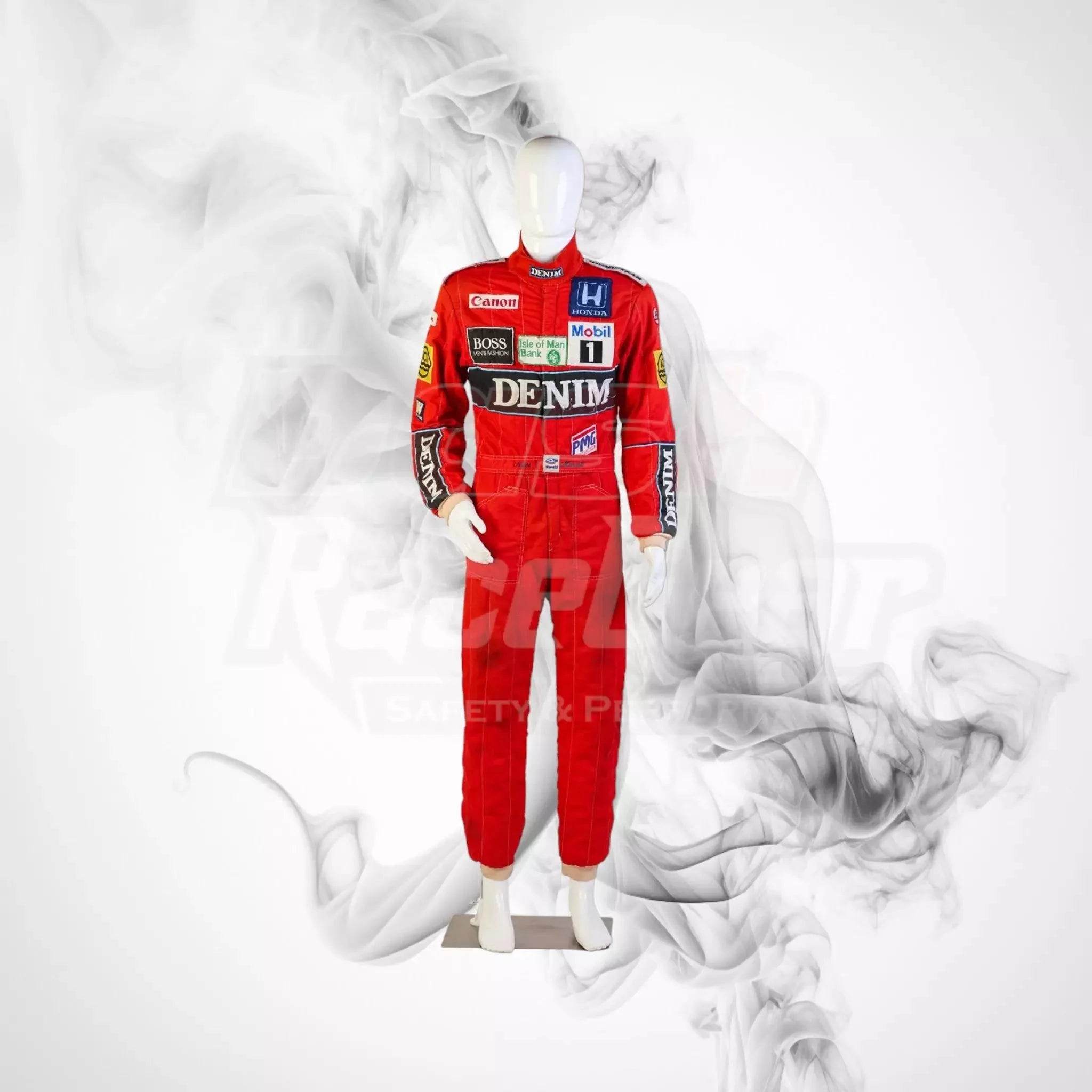 1986 Canon Williams Stand 21 Formula 1 NIGEL MANSELL’S Race Suit - Dash Racegear Store