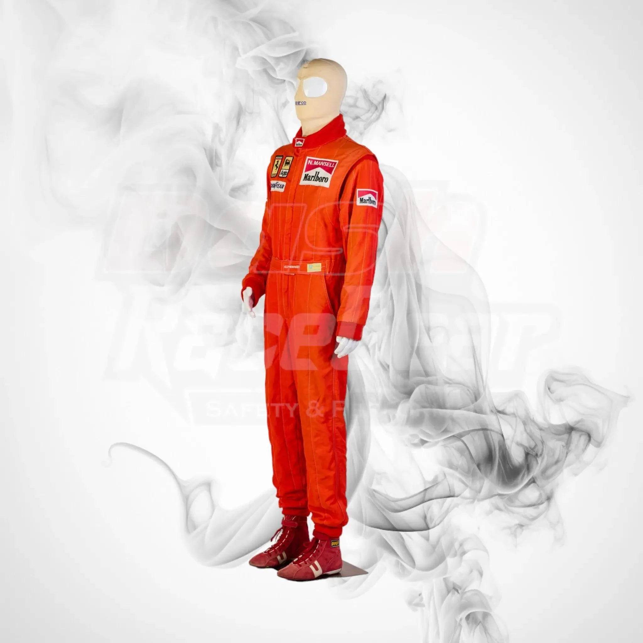 1989 Scuderia Ferrari Stand 21 Formula 1 NIGEL MANSELL’S Race Suit - Dash Racegear Store