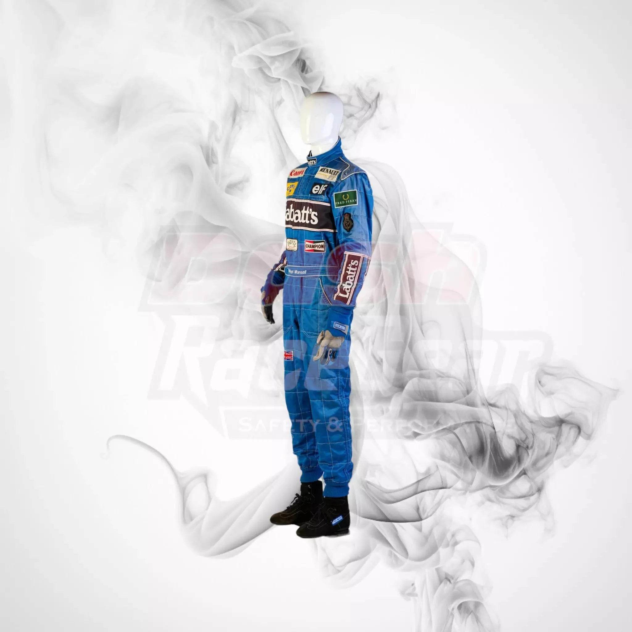1992 Canon Williams Renault Sparco Formula 1 NIGEL MANSELL’S Race Suit - Dash Racegear Store