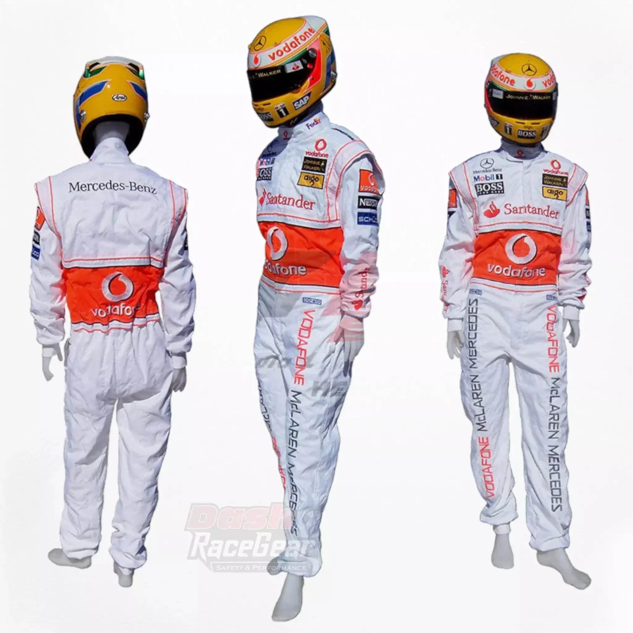 2007 Fernando Alonso McLaren F1 Embroidered Racing Suit DASH RACEGEAR