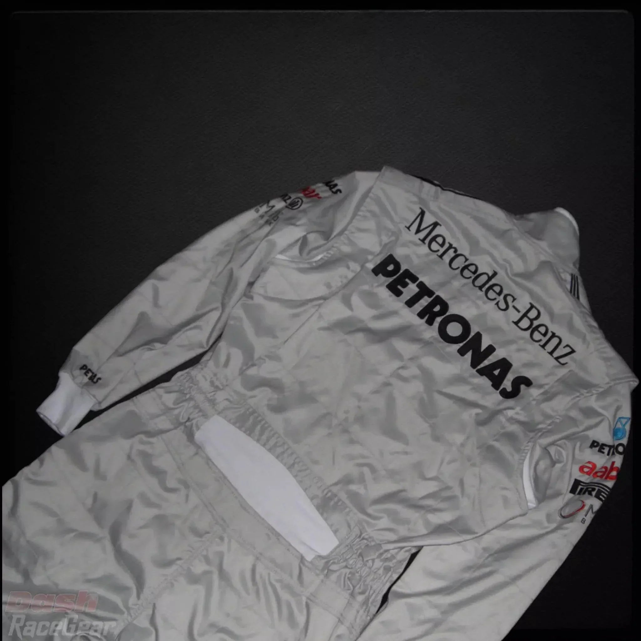 2012 Michael Schumacher Mercedes Benz F1 Embroidered Race Suit DASH RACEGEAR