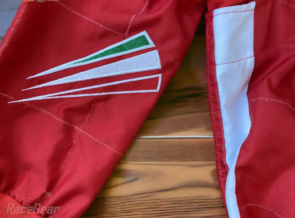 2014 Fernando Alonso Ferrari F1 Embroidered Racing Suit DASH RACEGEAR