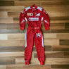 2014 Fernando Alonso Ferrari F1 Embroidered Racing Suit - 4X - Large / Euro 66
