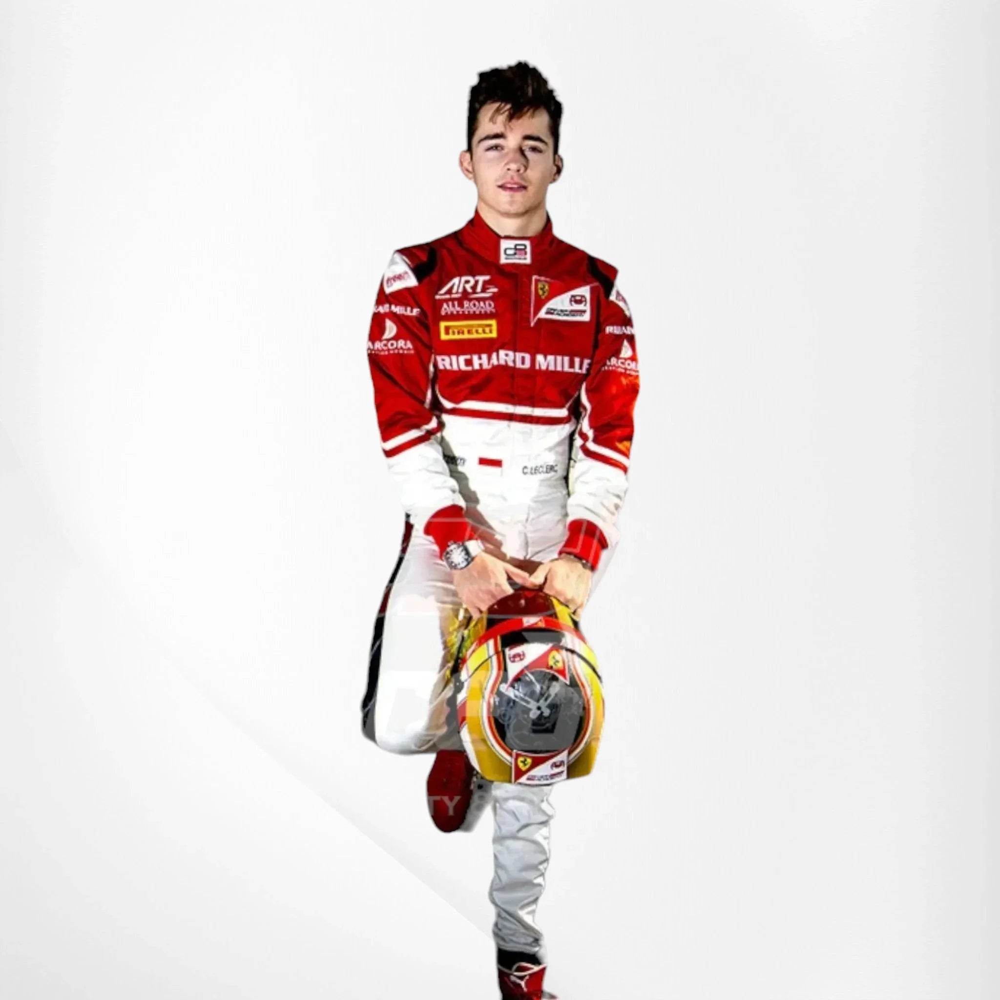 2016 Charles Leclerc Ferrari F1 Race Suit KIDS - Dash Racegear Store