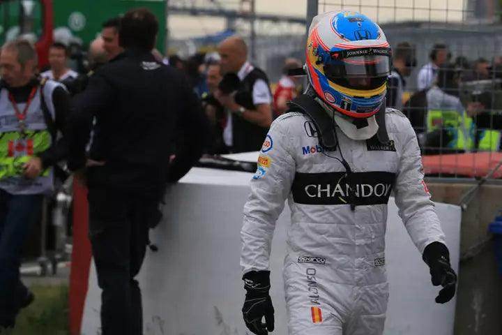 2016 Fernando Alonso F1 Race gloves