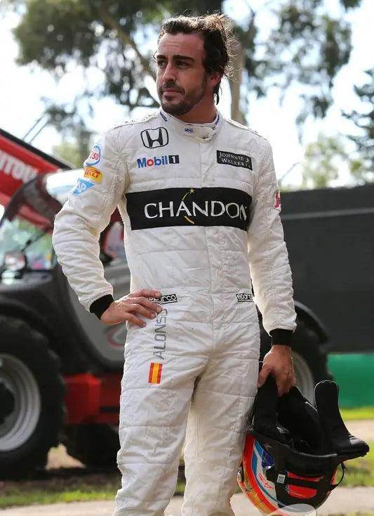 2016 Fernando Alonso McLaren F1 Team Race Suit - Dash Racegear Store
