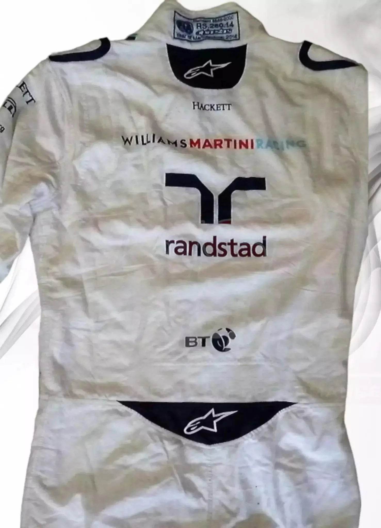 2016 Valtteri Bottas Martini F1 Race suit - Dash Racegear Store