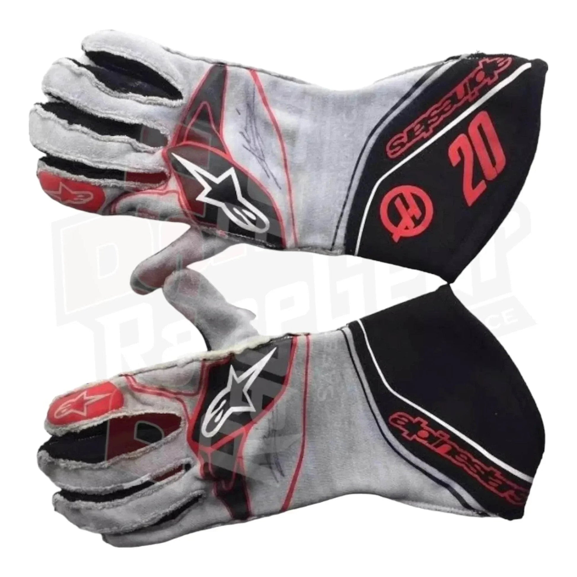 2017 Kevin Magnussen Haas F1 Team Gloves - XSmall | DASH RACEGEAR