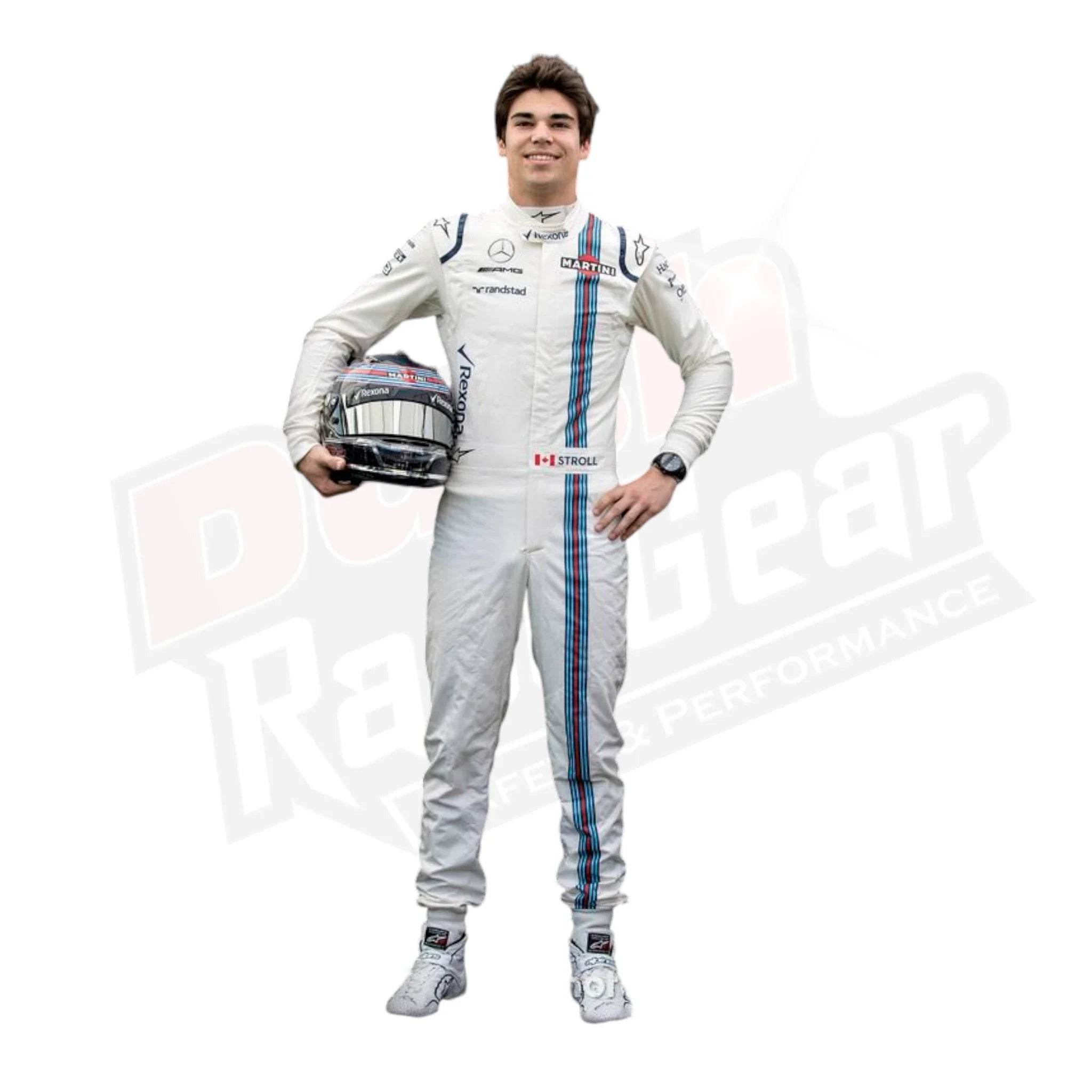 2017 Lance Stroll Martini F1 Race Suit KIDS - Dash Racegear Store