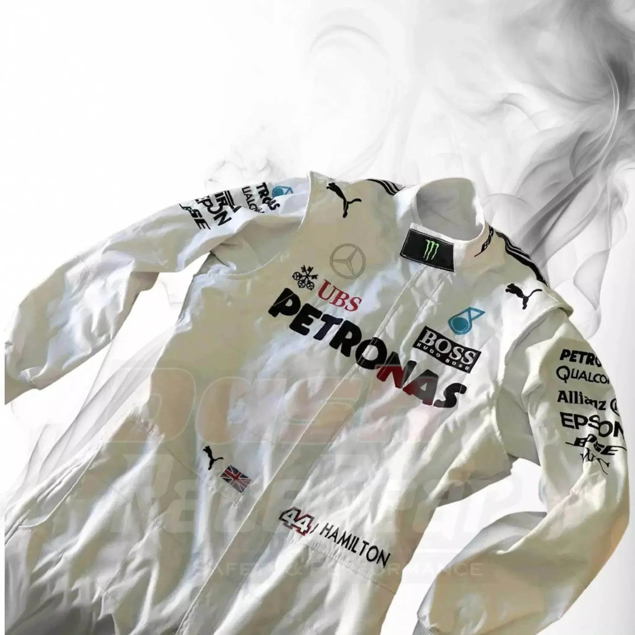 2017 Lewis Hamilton Mercedes-Benz F1 Printed Racing Suit DASH RACEGEAR