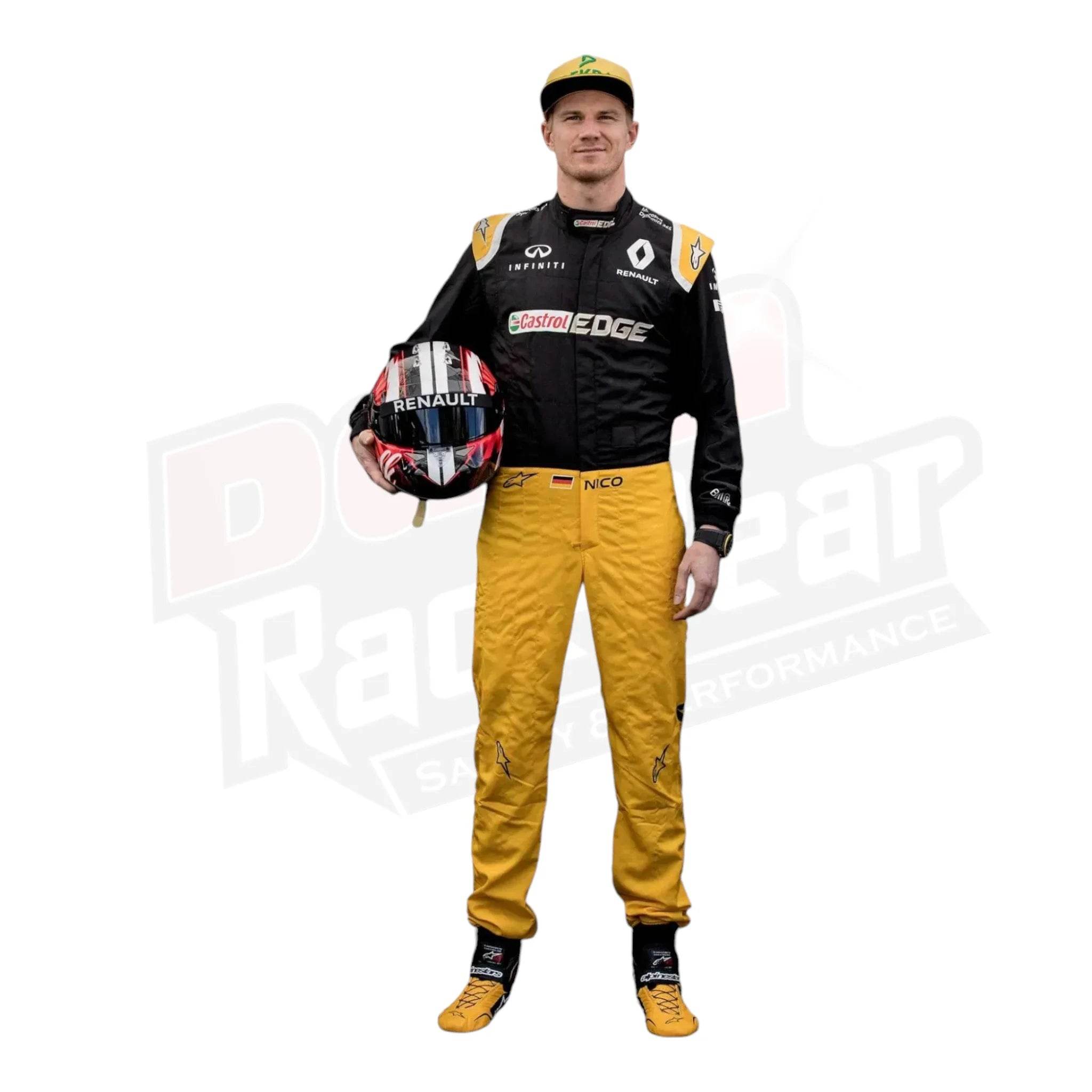 2017 Nico Hulkenberg Renault F1 Race Suit - Dash Racegear Store