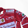 2017 Sebastian Vettel Ferrari 70th Anniversary F1 Embroidered Racing Suit - Monza GP