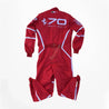 2017 Sebastian Vettel Ferrari 70th Anniversary F1 Embroidered Racing Suit - Monza GP