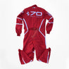 2017 Sebastian Vettel Ferrari 70th Anniversary F1 Embroidered Racing Suit -Monza GP - Dash Racegear Store