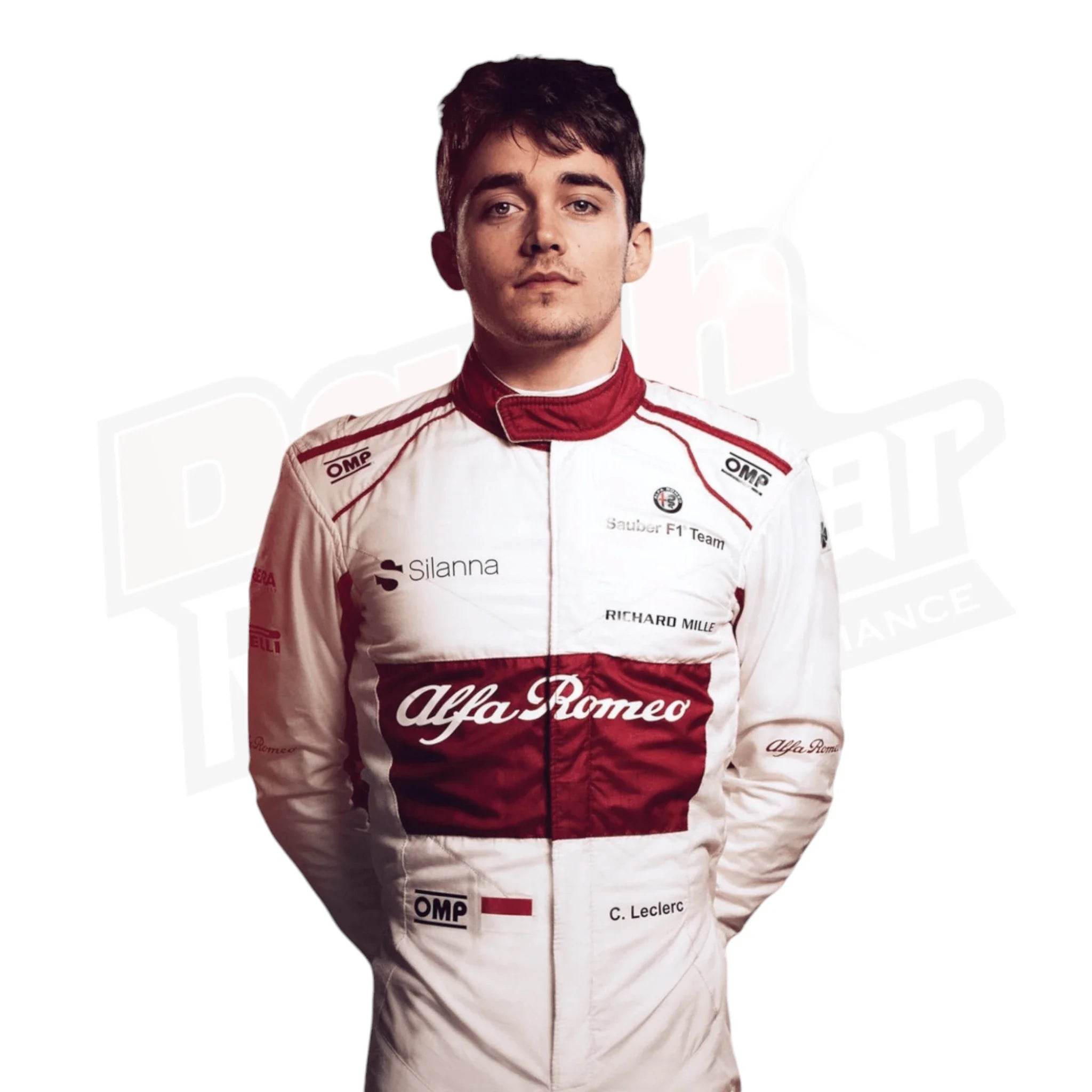 2018 Charles Leclerc Alfa Romeo Sauber F1 Suit - Dash Racegear Store