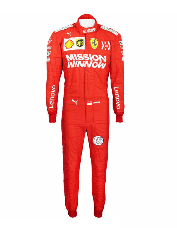 2019 Charles Leclerc Ferrari F1 Race Suit REPLICA Dash Racegear product image 2