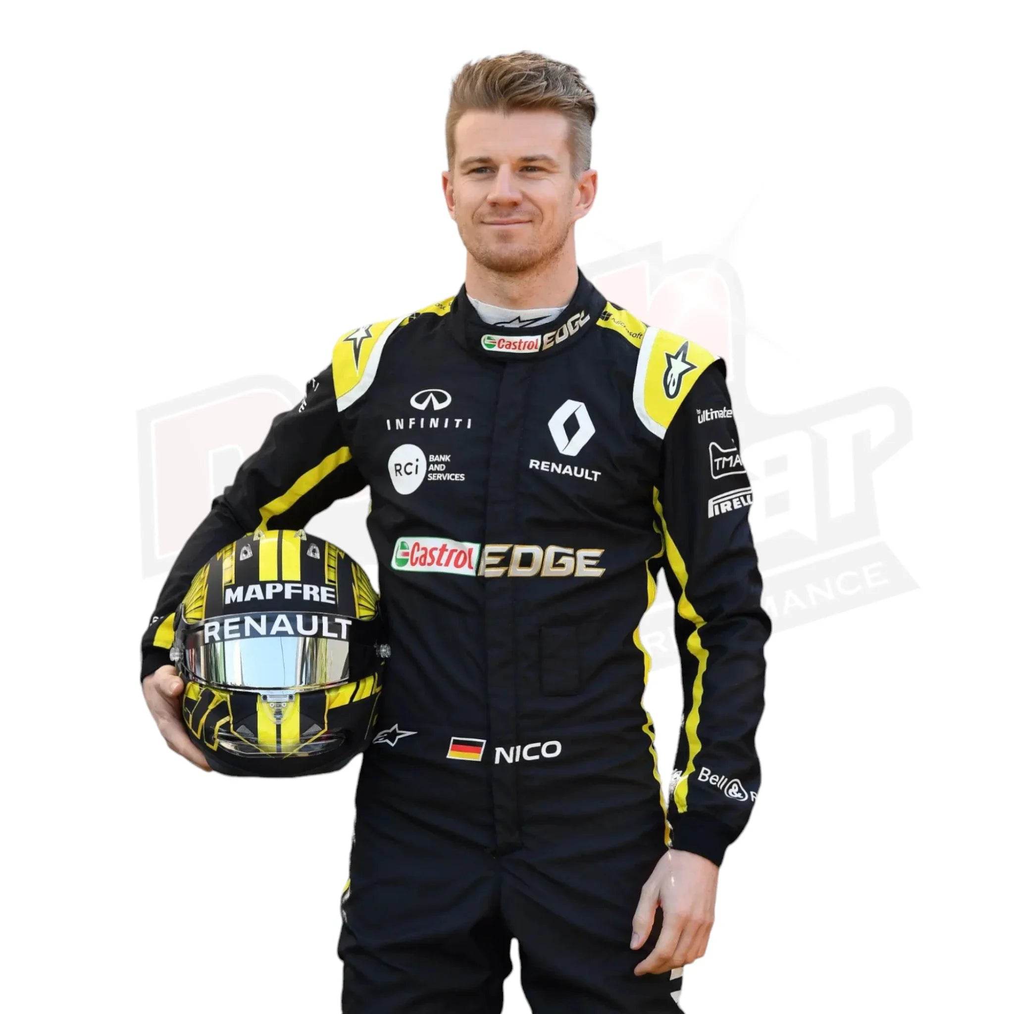 2019 Nico Hulkenberg Renault F1 Team Race Suit KIDS - Dash Racegear Store