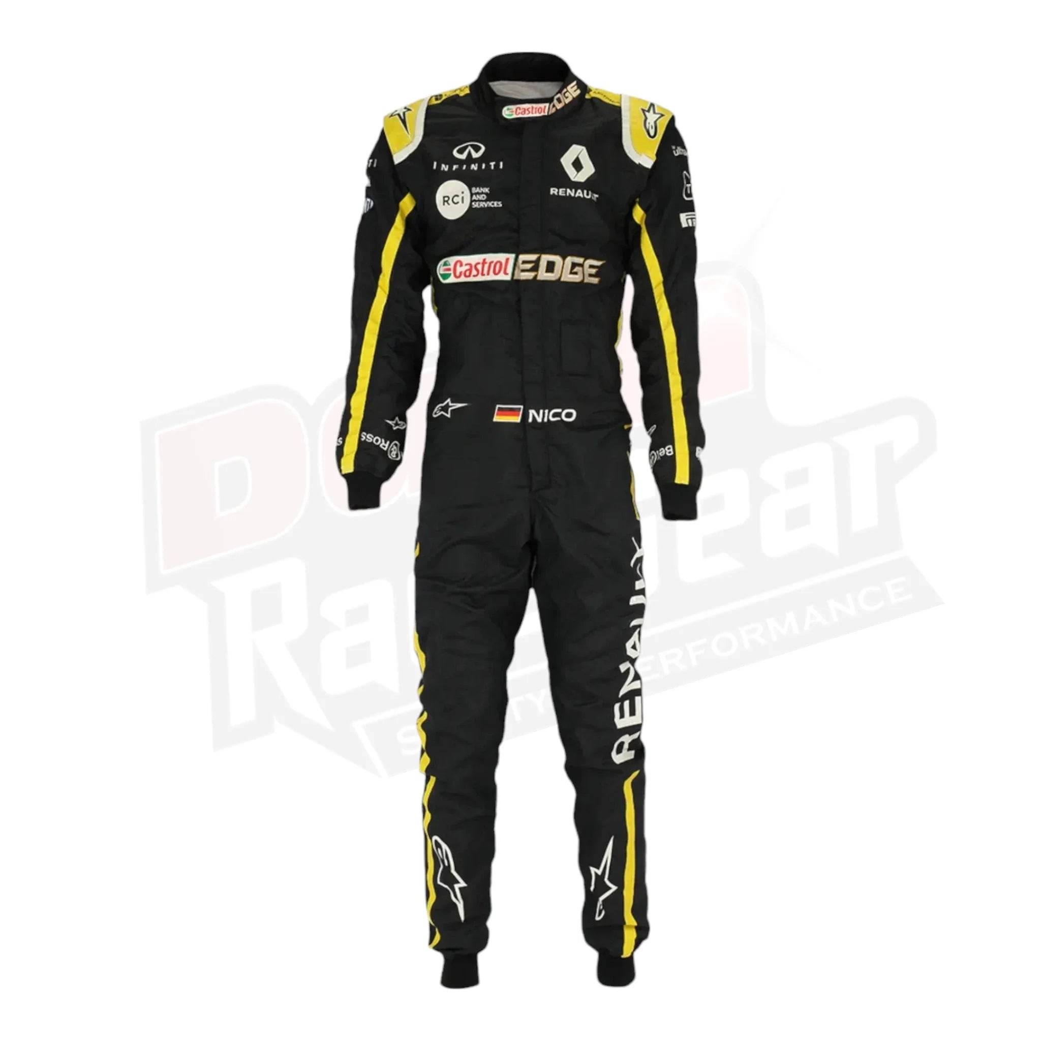 2019 Nico Hulkenberg Renault F1 Team Race Suit - Dash Racegear Store