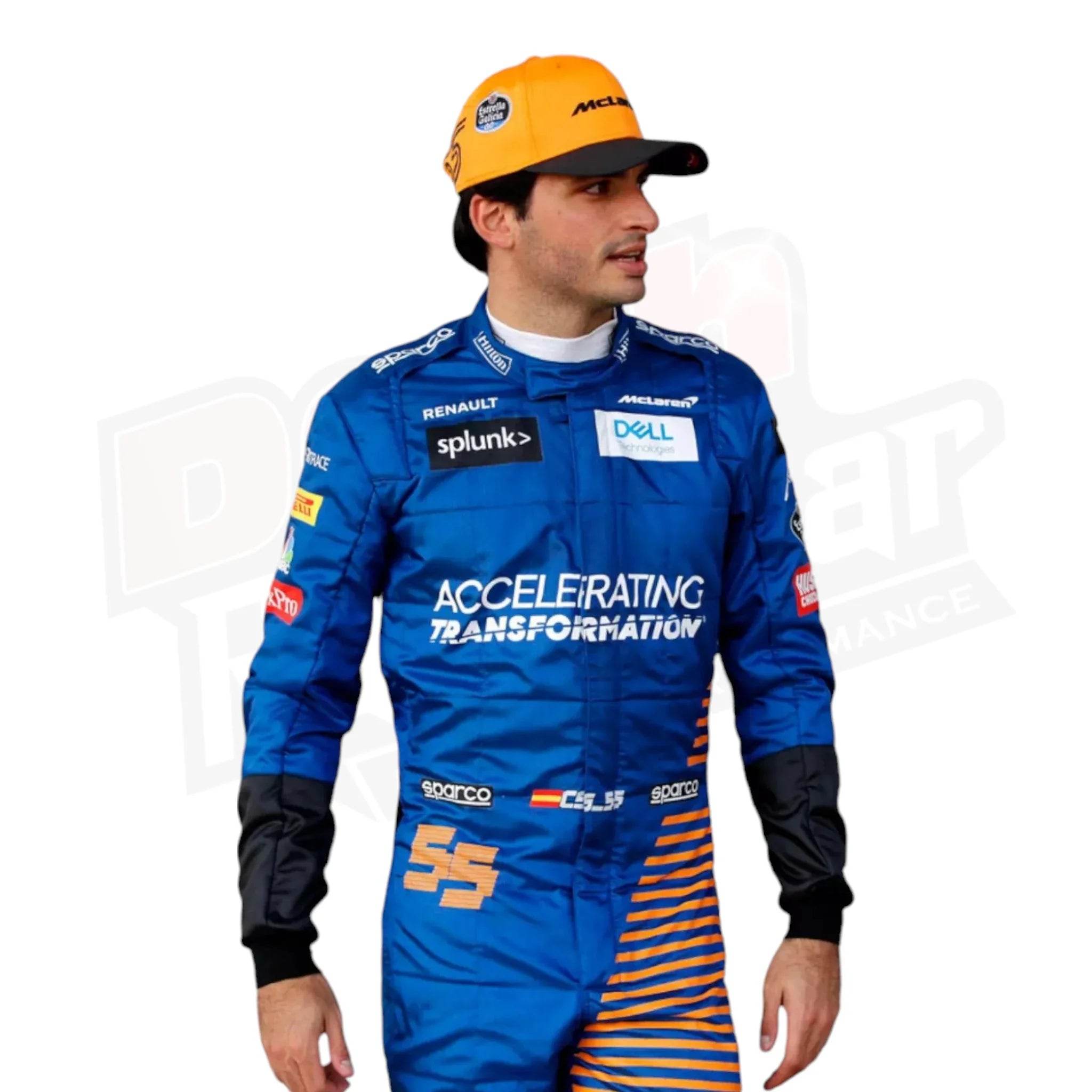 2020 Carlos Sainz McLaren Formula 1 Racing Suit - Dash Racegear Store