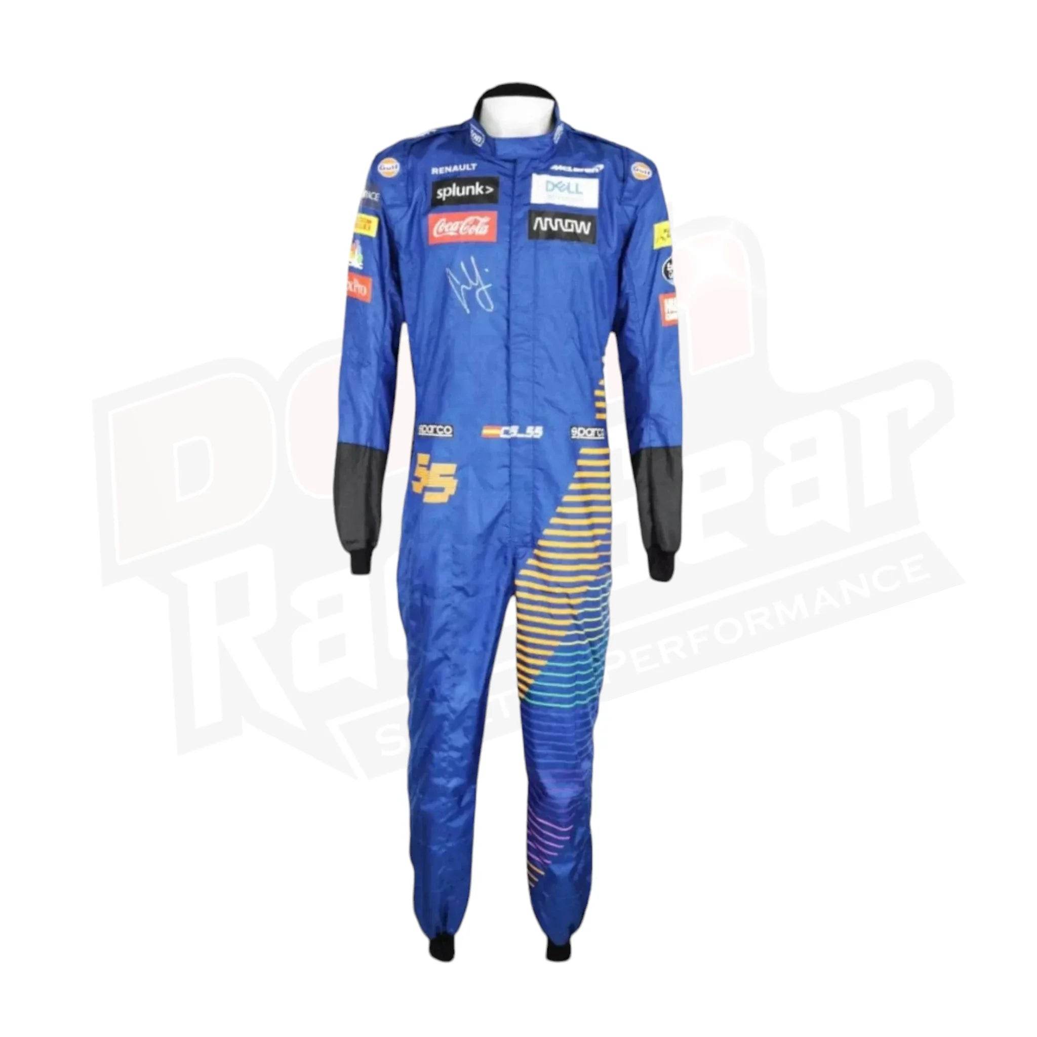 2020 Carlos Sainz McLaren Formula 1 Racing Suit KIDS - Dash Racegear Store