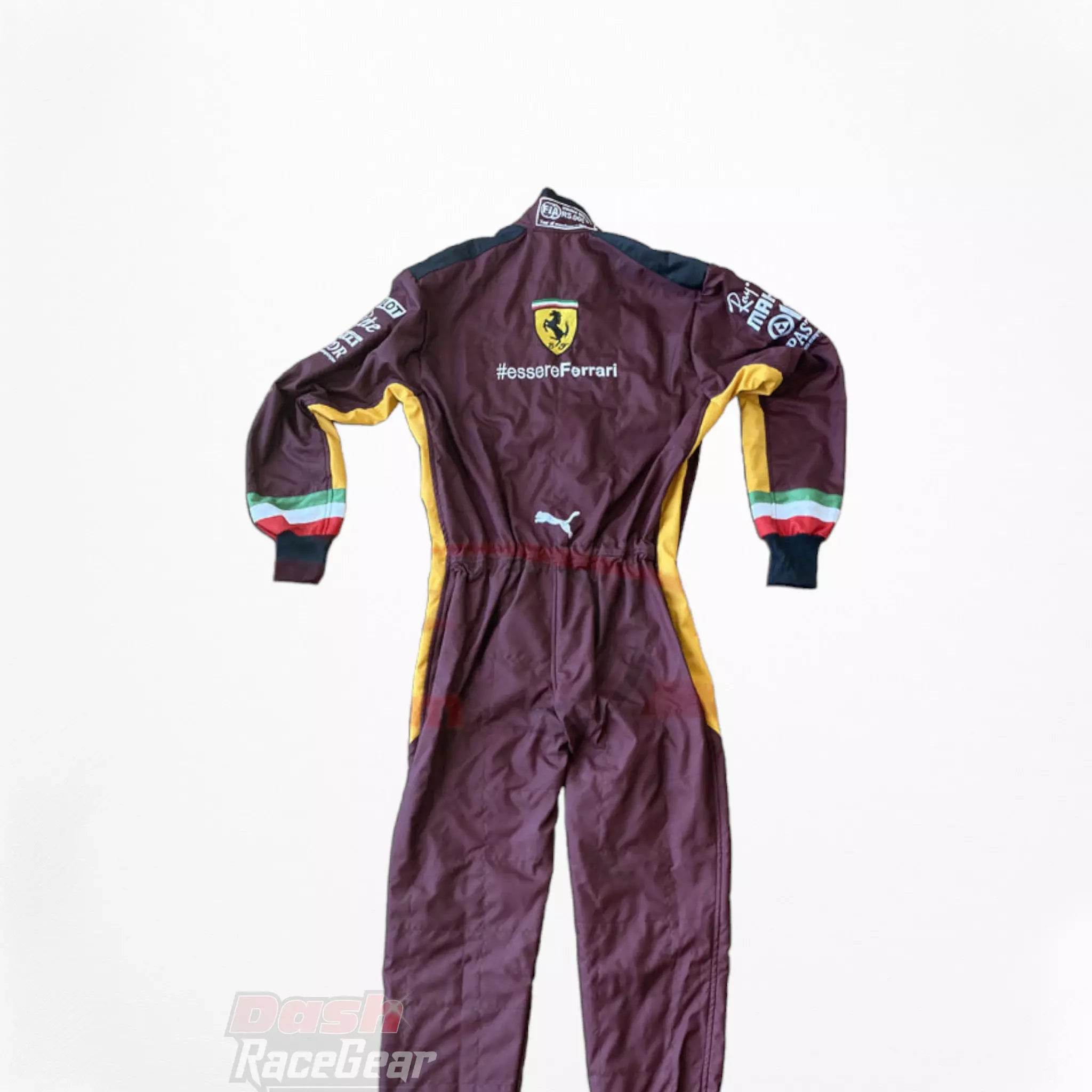 2020 Charles Leclerc Ferrari 1000 GP F1 Embroidered Racing Suit - Dash Racegear Store