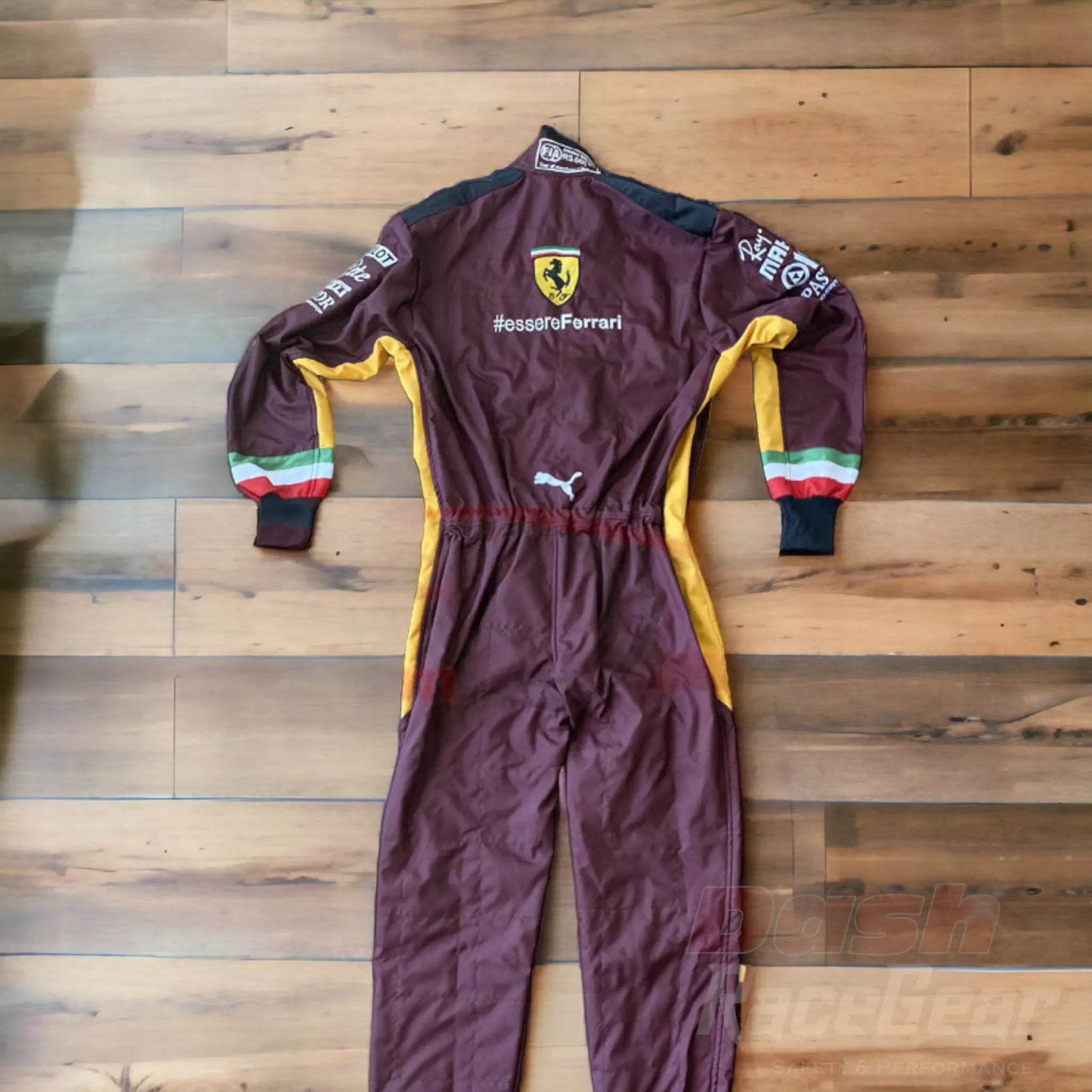 2020 Charles Leclerc Ferrari 1000 GP F1 Embroidered Racing suit - Dash Racegear Store