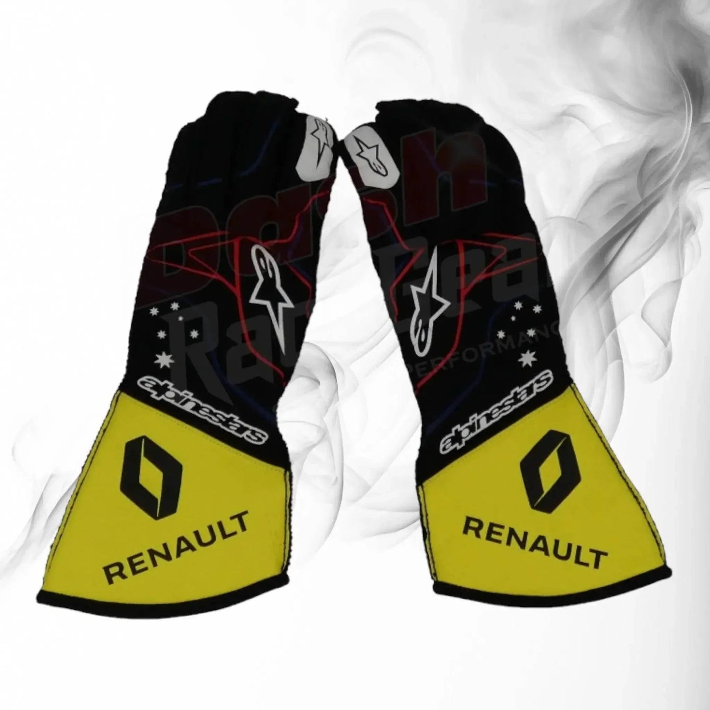 2020 Daniel Ricciardo Renault Race Gloves - XXLarge | DASH RACEGEAR