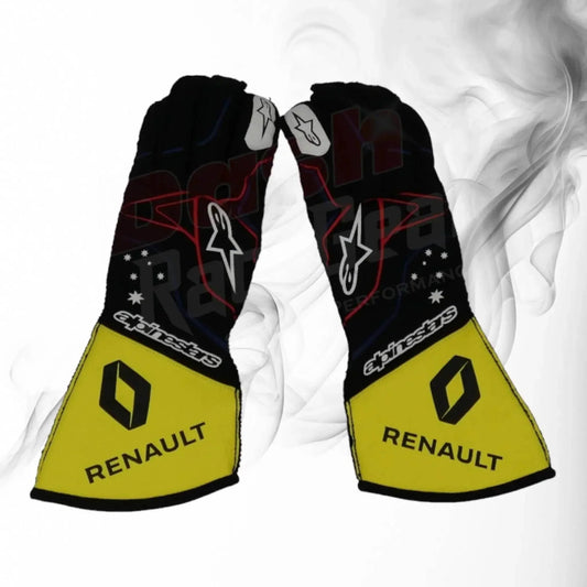 2020 Daniel Ricciardo Renault Race Gloves - Medium | DASH RACEGEAR